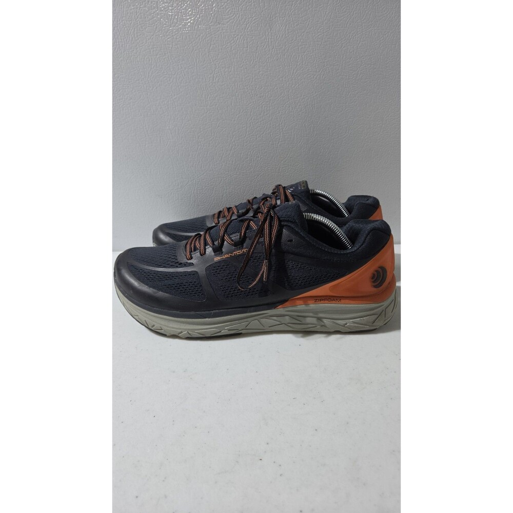 Topo Mens Phantom Navy Blue Orange Running Shoes Size 12